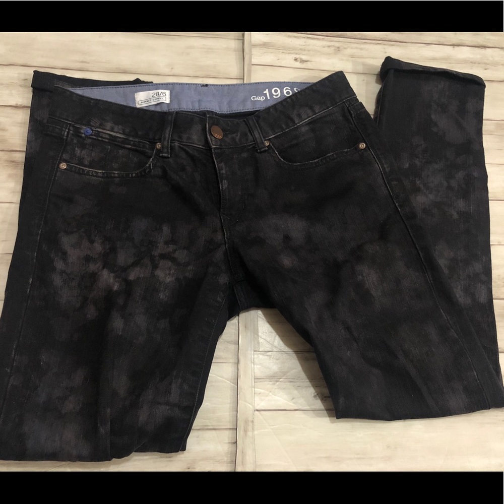Gap Distressed Stretch Skinny Jeans 28/6 - A1 - Picture 1 of 5